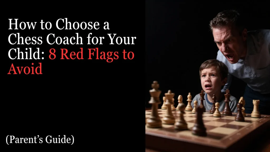 How to Choose a Chess Coach for Your Child 8 Red Flags to Avoid